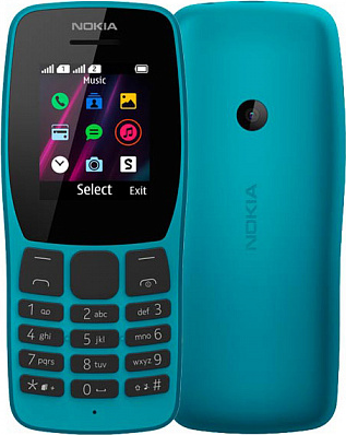 Nokia 110 (2019) Dual Sim, синий