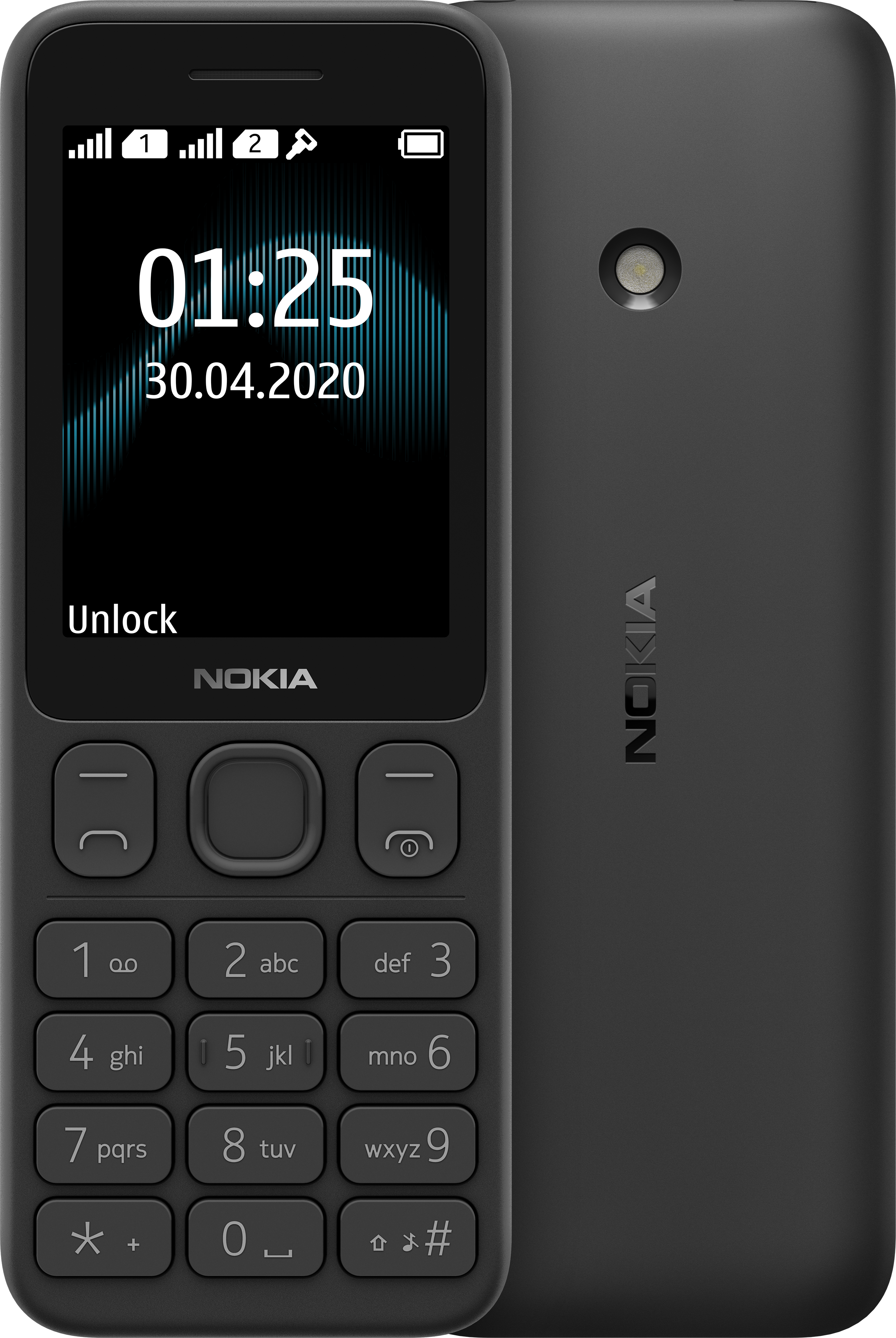 Nokia 125 Dual Sim, чёрный