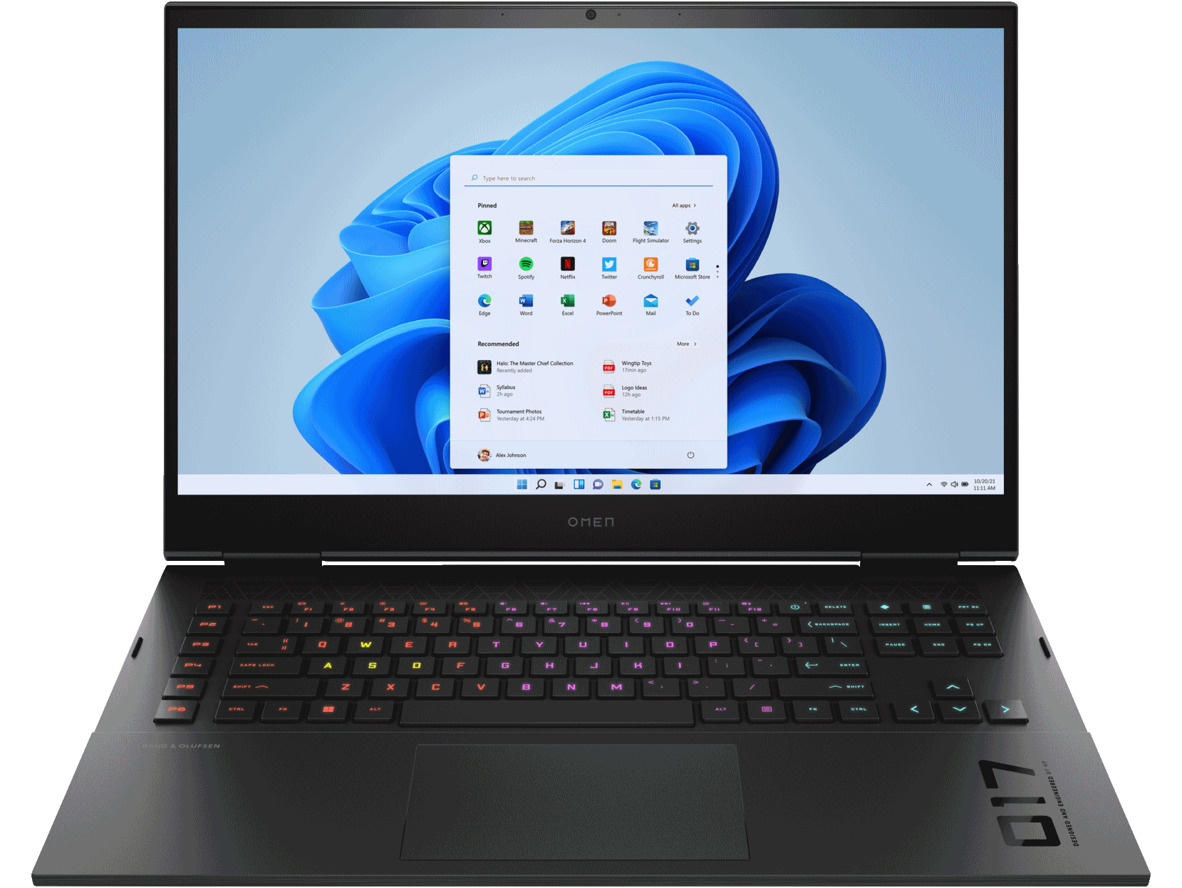 Ноутбук HP OMEN 17CK1000/Intel Core i7-12700H/NVIDIA GeForce RTX 3070/15.6 "/1920x1080/16 GB/1 TB
