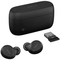 Гарнитура Jabra Evolve2 Buds USB-A MS Black