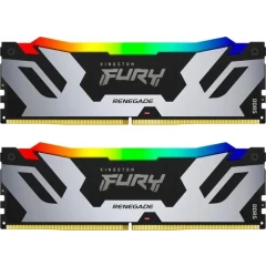 Оперативная память 32Gb DDR5 8000MHz Kingston Fury Renegade Silver RGB (KF580C38RSAK2-32) (2x16Gb KIT)