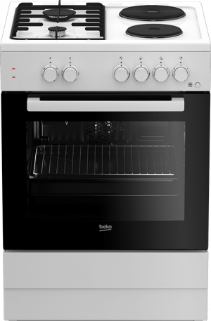 Комбинированная плита BEKO FSE64010DW, белый