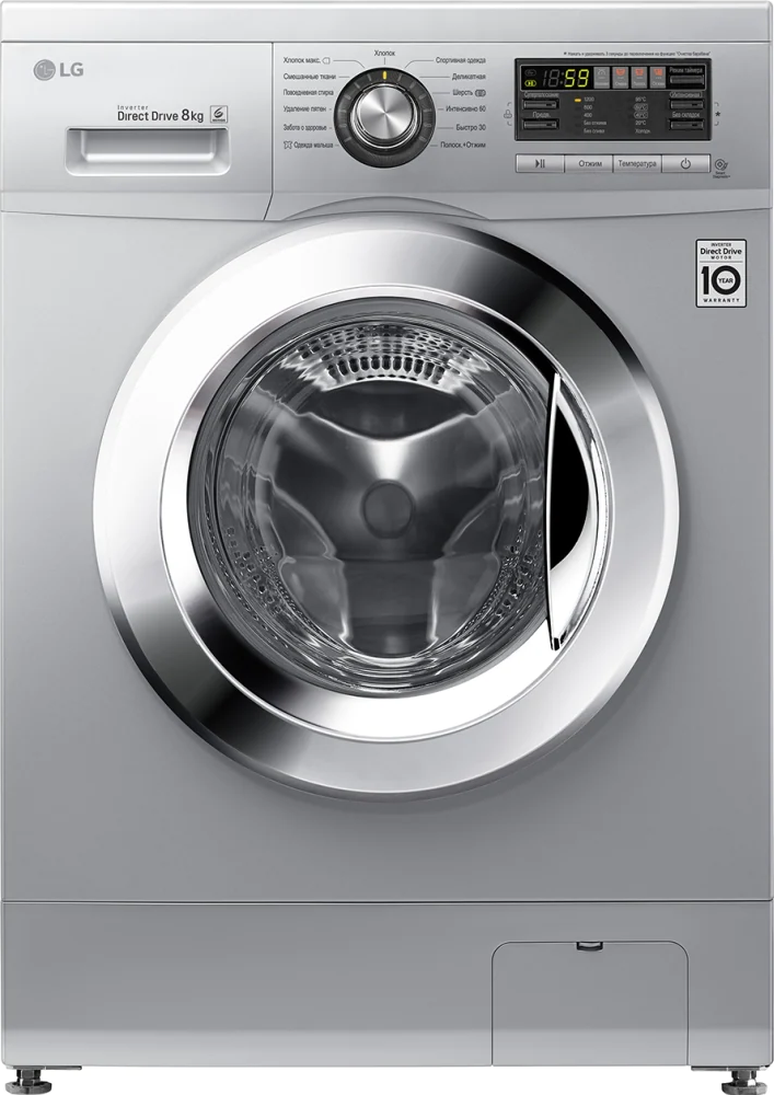 Стиральная машина LG F1296TD4, 8 кг