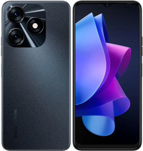 Tecno Spark 10 4/128 GB, чёрный