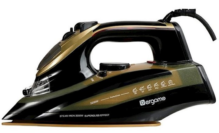 Утюг Bergamo BG-SI1154SBG 2200W, желтый