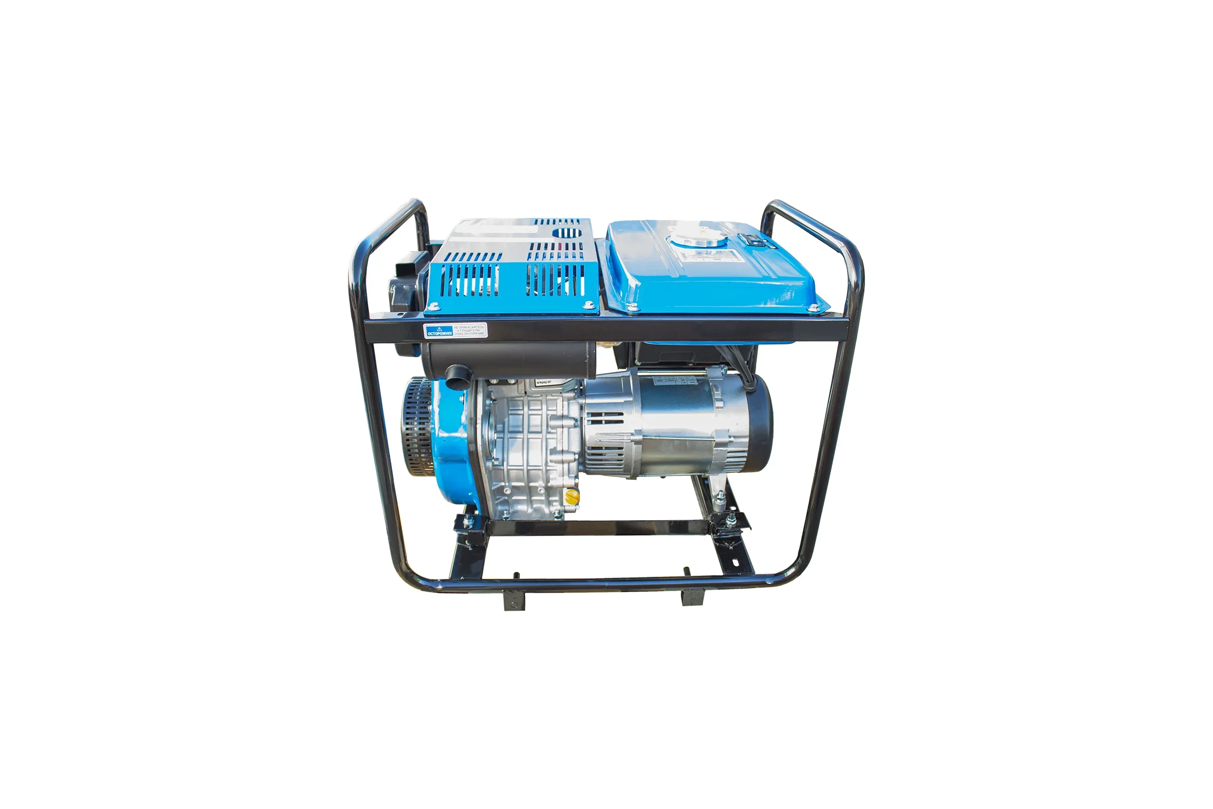 Генератор дизельный "Redbo" DPG-5000 (5.0-5.5кВт, электростарт, колеса)