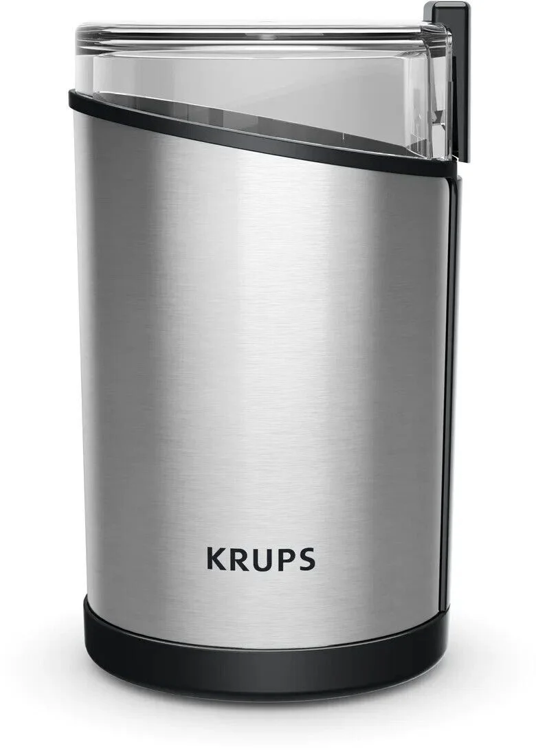Кофемолка Krups Coffee Grinder GX204D10, серебристый