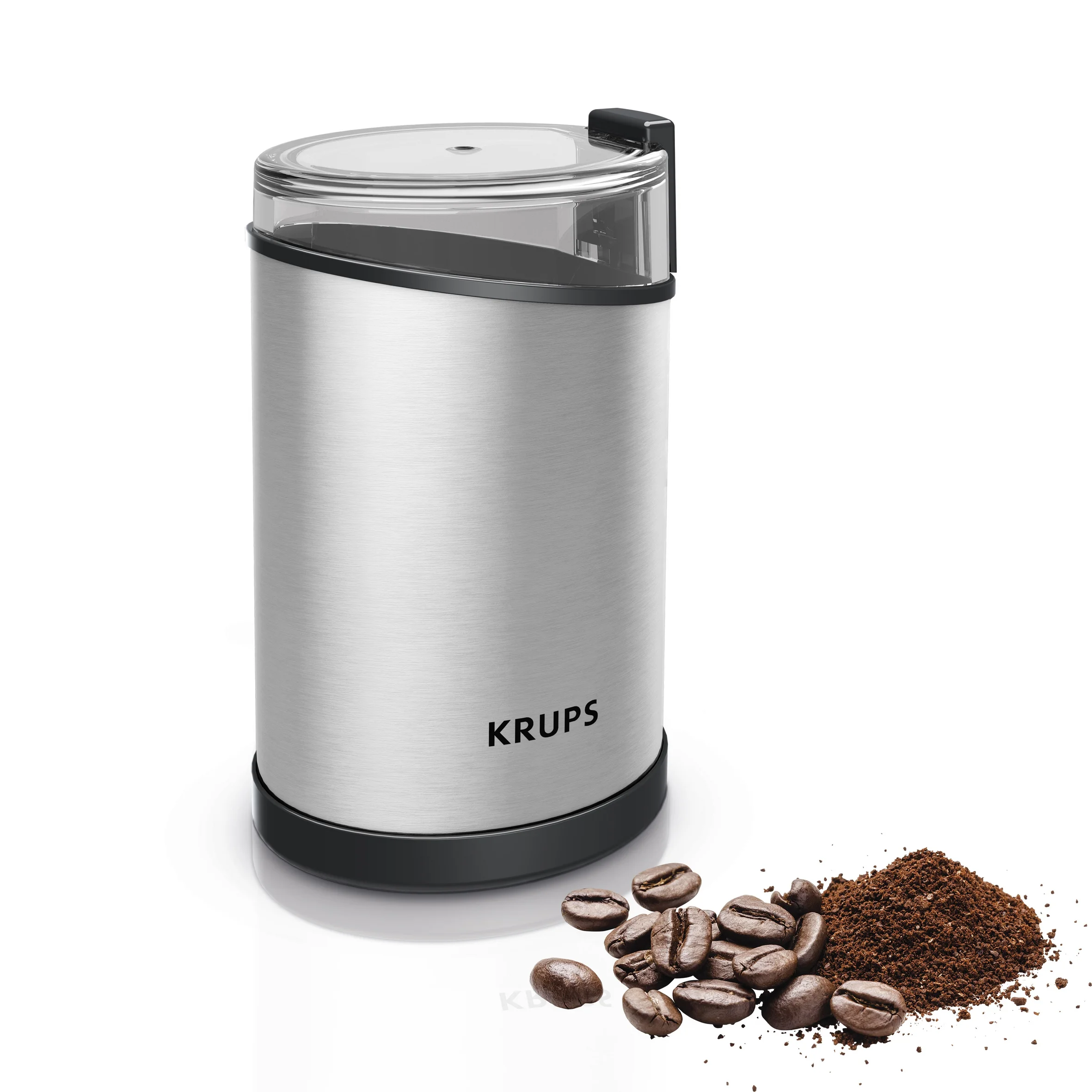 Кофемолка Krups Coffee Grinder GX204D10, серебристый