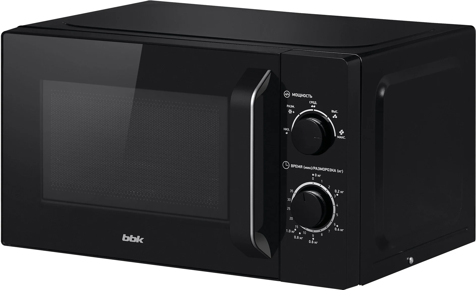 Микроволновая печь - СВЧ BBK 20MWS-760M/B, черный