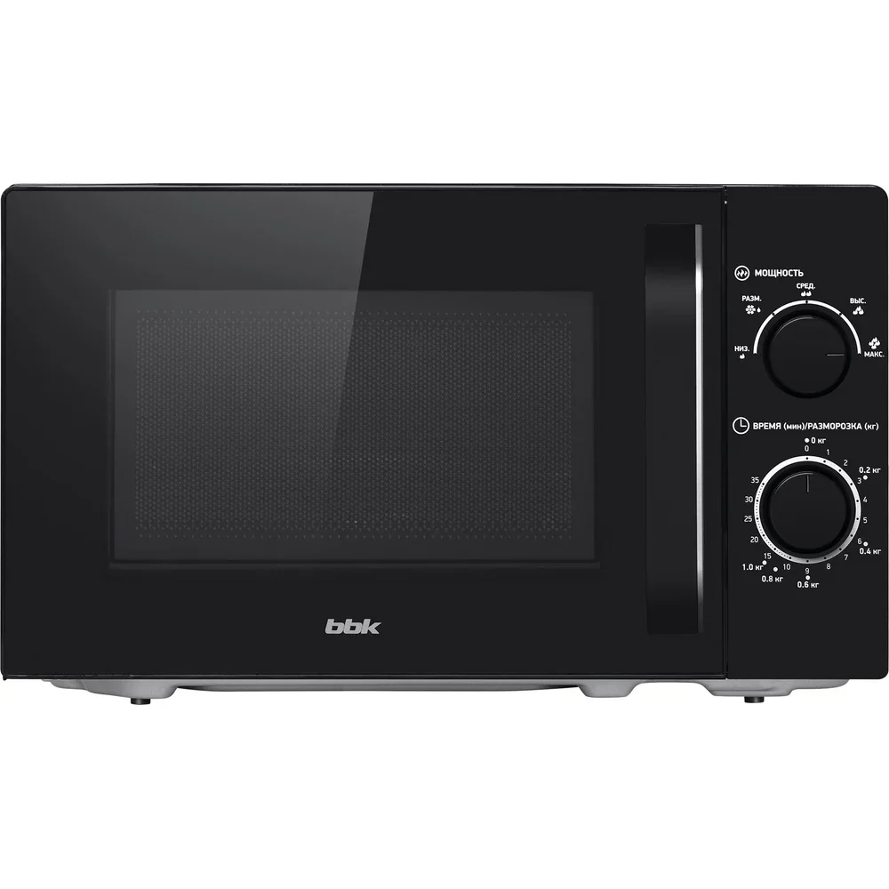 Микроволновая печь - СВЧ BBK 20MWS-760M/B, черный