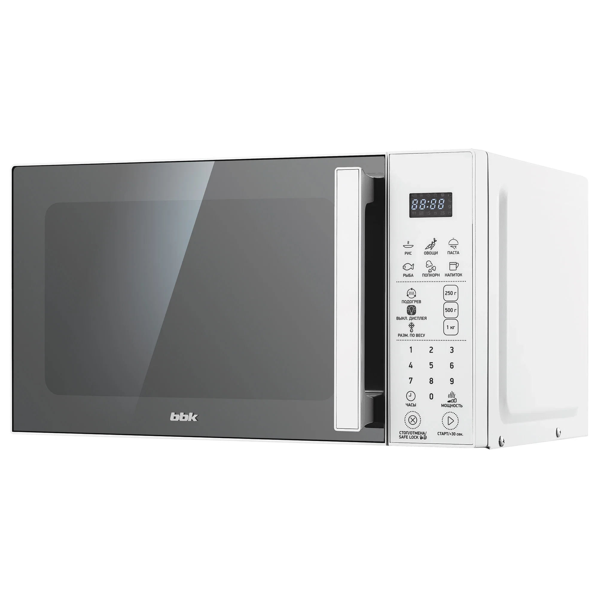 Микроволновая печь - СВЧ BBK 20MWS-805S/W, белый