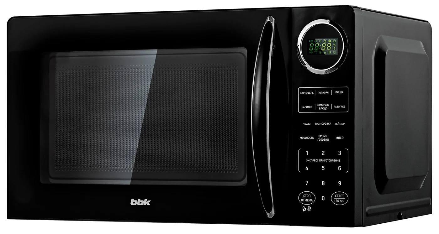 Микроволновая печь - СВЧ BBK 23MWS-907S/B, черный