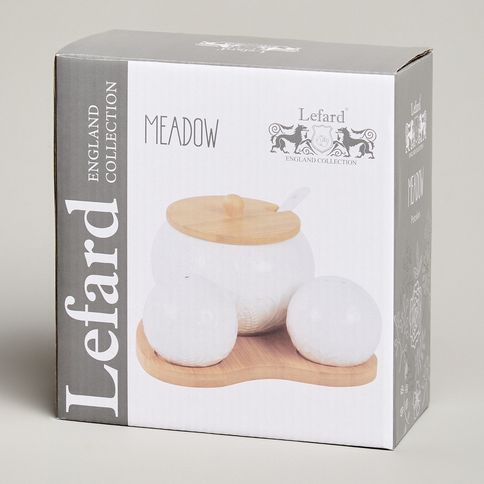 НАБОР ДЛЯ СПЕЦИЙ LEFARD "MEADOW" 3 ПР. НА ДЕР.ПОДСТАВКЕ 15,5*15,5*10 СМ — фото 2