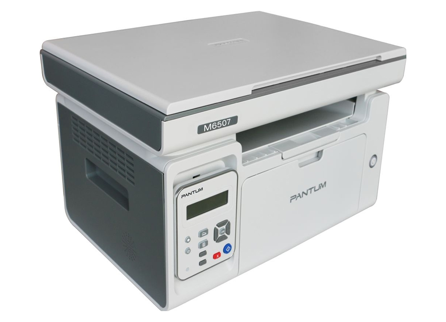 МФУ Pantum M6507, А4, лазерная ч.б., 22 стр/мин, 1200 x 1200 dpi, 128Мб RAM, лоток 150 стр, USB, сер