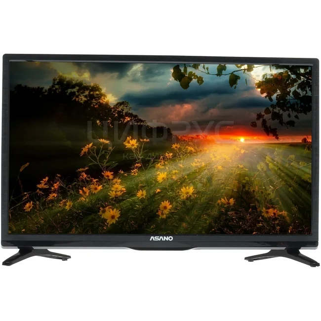 Телевизор LED 24" ASANO 24LH1020T HD черный,1366x768, HD
