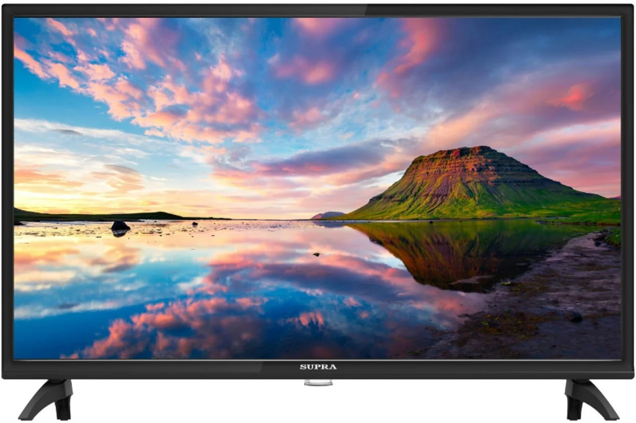 Телевизор LED 32" STV-LC32ST0080W SUPRA, 1366 x 768 HD, 2x10 Вт