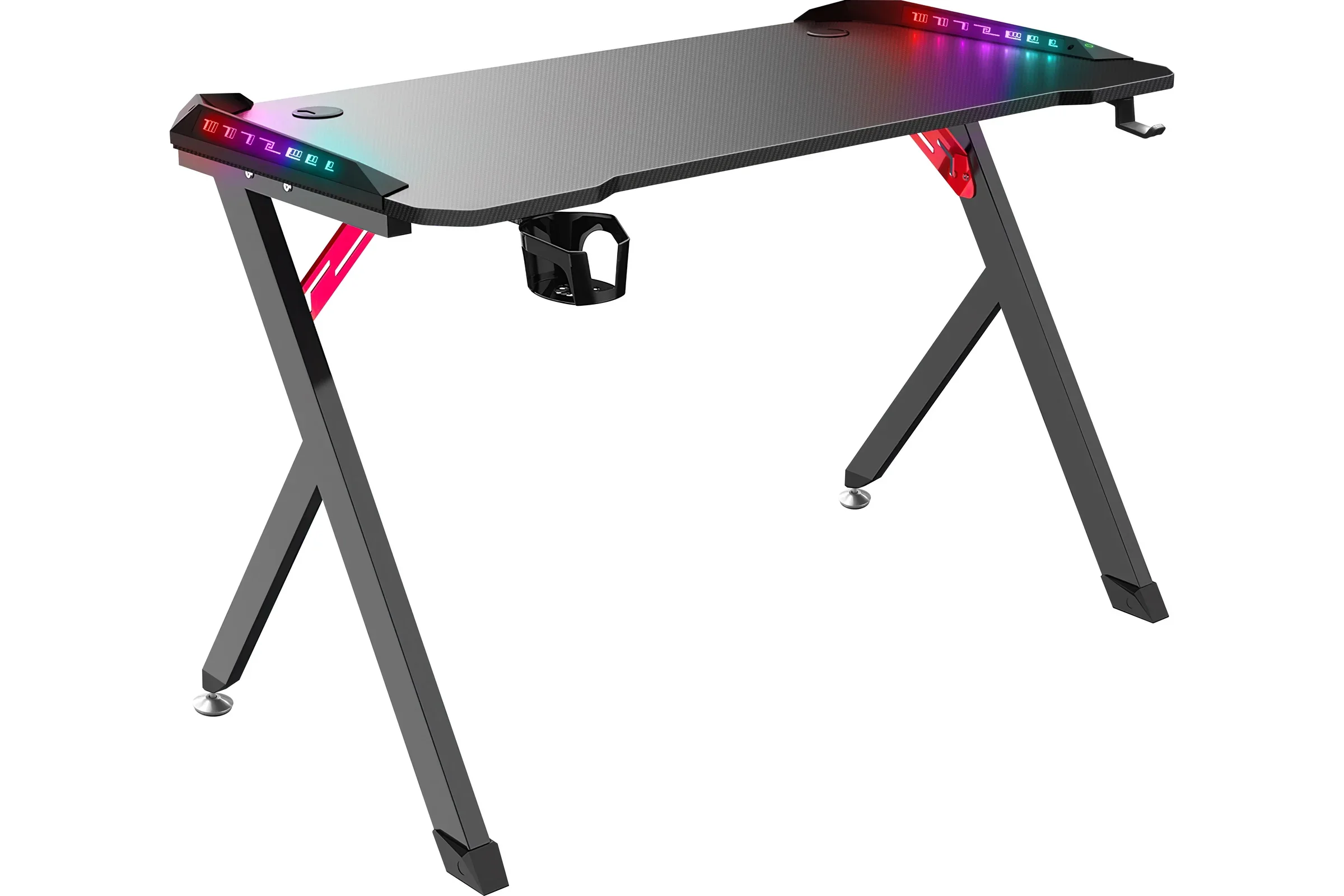 Defender Игровой стол Spirit RGB,подвес круж+гарн.,черн,120