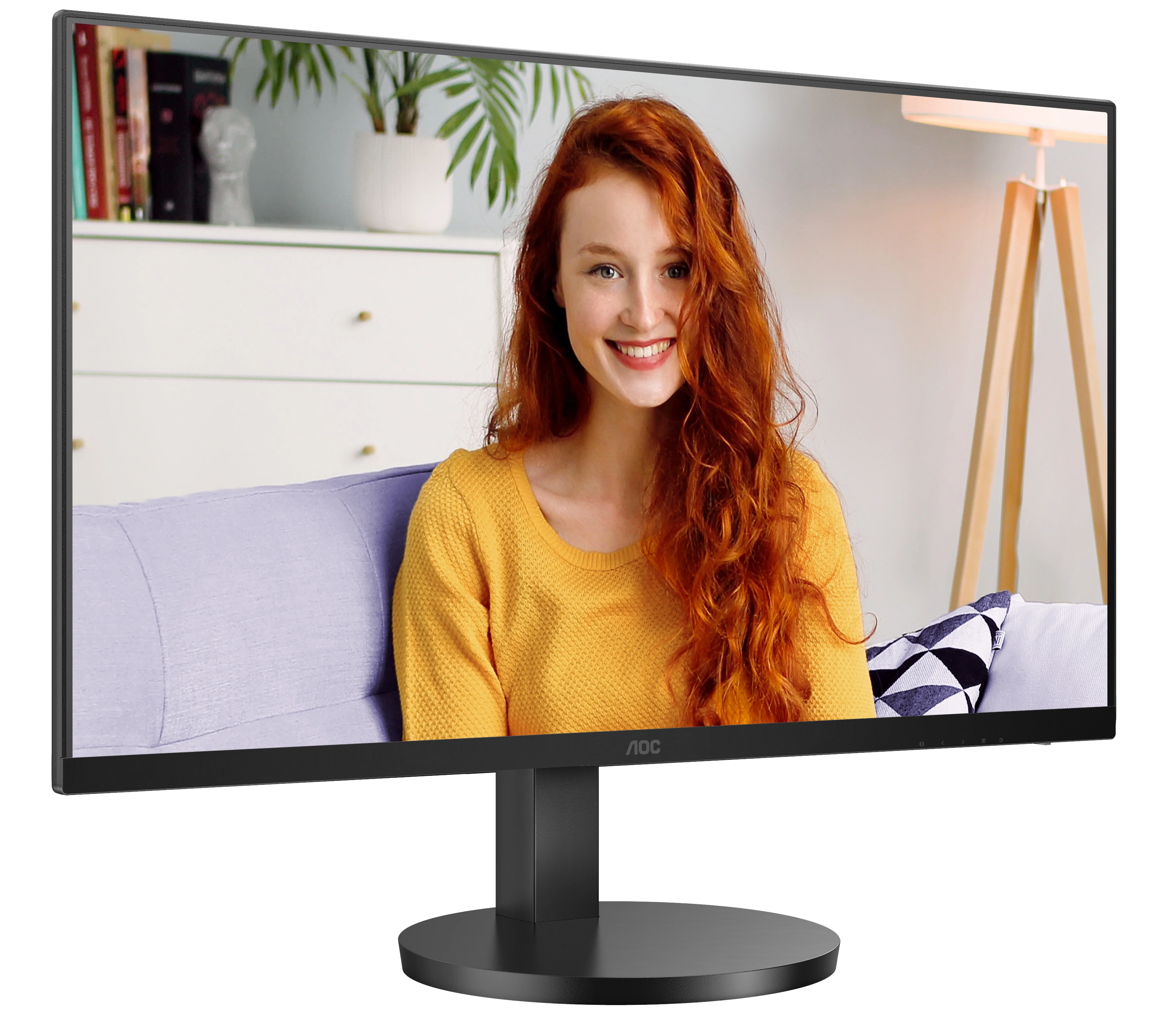 МОНИТОР 23.8" AOC 24B3HA2 Black (IPS, 1920x1080, 100Hz, 1 ms, 178°/178°, 250 cd/m, 1300:1, +HDMI 1.4, +MM)
