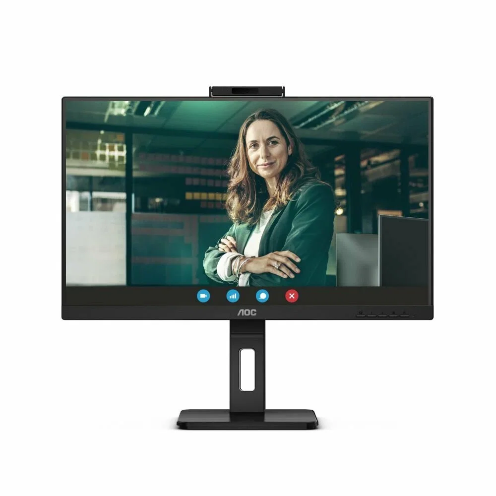 МОНИТОР 23.8" AOC 24E3QAF Black с поворотом экрана (IPS, 1920x1080, 75Hz, 4 ms, 178°/178°, 300 cd/m, 1300:1, +HDMI 1.4)