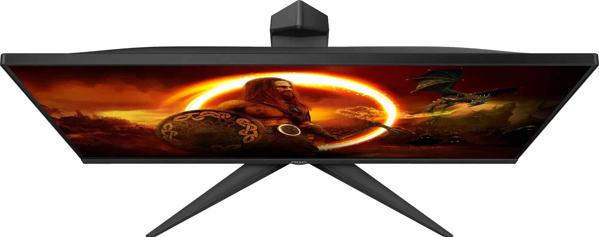МОНИТОР 23.8" AOC 24G2SPAE (Б/У) Black-Red (IPS, 1920x1080, 165Hz, 1 ms, 178°/178°, 300 cd/m, 80M:1, +2xHDMI 1.4, +Displ