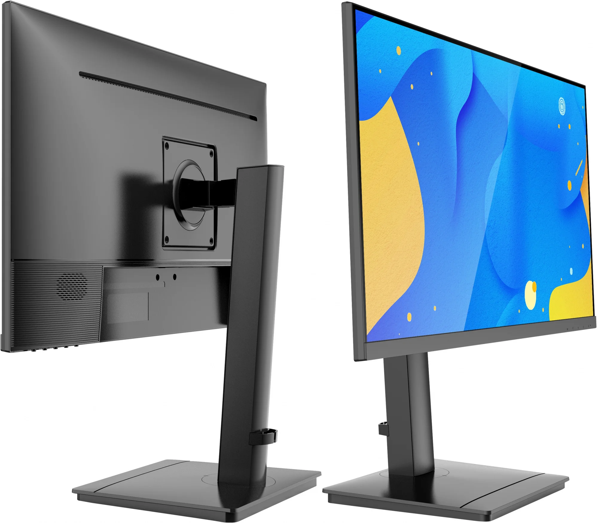 МОНИТОР 23.8" BRAVUS BVS2430P Black с поворотом экрана (IPS, 1920x1080, 100Hz, 5 ms, 178°/178°, 250 cd/m, 1200:1, +HDMI)