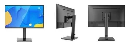 МОНИТОР 23.8" BRAVUS BVS2430P Black с поворотом экрана (IPS, 1920x1080, 100Hz, 5 ms, 178°/178°, 250 cd/m, 1200:1, +HDMI)