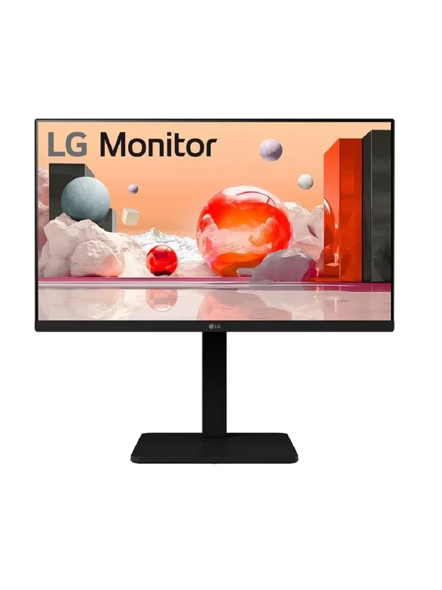 МОНИТОР 23.8" LG 24BA450-B Black с поворотом экрана (IPS, 1920x1080, 5 ms, 178°/178°, 250 cd/m, 1300:1, +HDMI, +DP,MM)