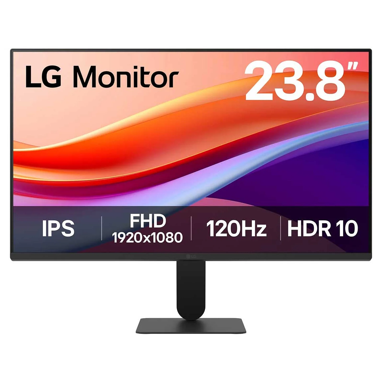 МОНИТОР 23.8" LG 24U411A-B Black (IPS,1920 x1080, 120Hz, 5 ms, 178°/178°, 250 cd/m, 1500:1, +HDMI 2.0, +D-Sub)