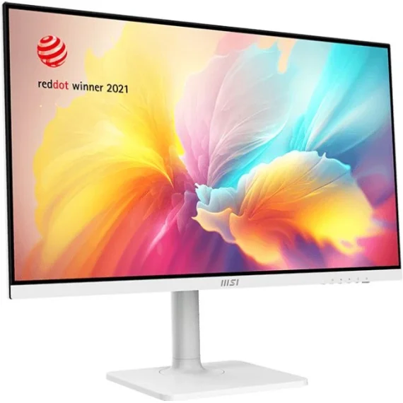МОНИТОР 23.8" MSI Modern MD2412PW White с поворотом экрана (IPS, 1920x1080, 100Hz, 1ms, 178°/178°, 300 cd/m², 1000:1)