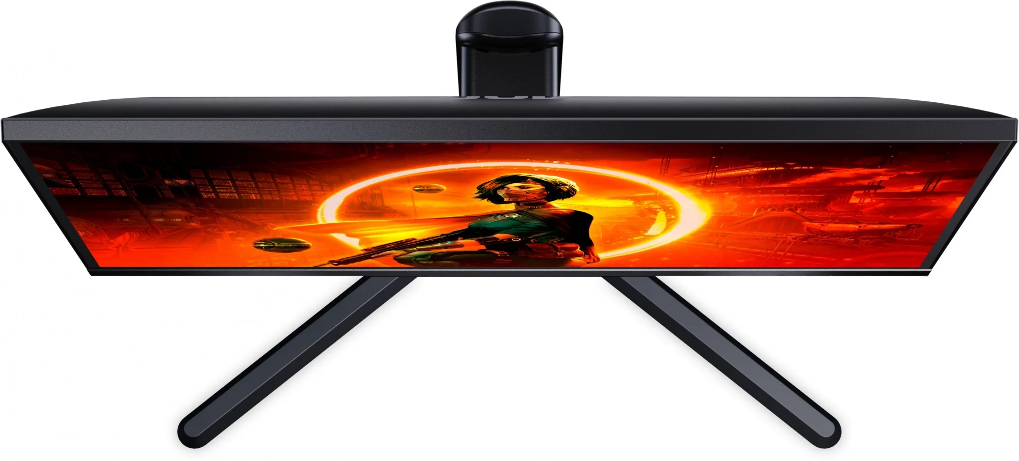 МОНИТОР 25" AOC AGON 25G3ZM (Б/У) Black-Red с поворотом экрана (VA, 1920x1080, 240Hz, 0.5 ms, 178°/178°, 300 cd/m)