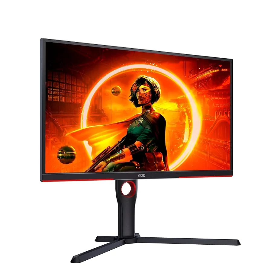 МОНИТОР 25" AOC AGON 25G3ZM (Б/У) Black-Red с поворотом экрана (VA, 1920x1080, 240Hz, 0.5 ms, 178°/178°, 300 cd/m)