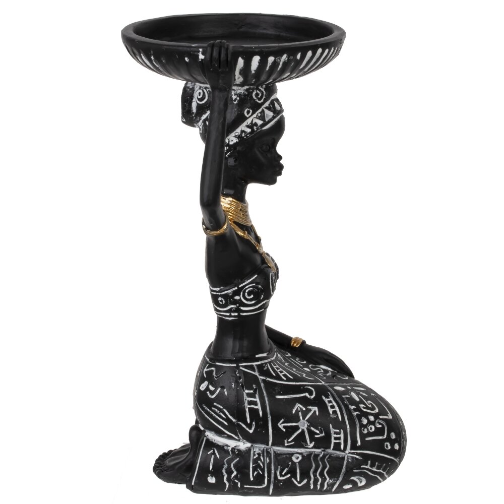 Фигурка декоративная "Африканка", L10 W11,5 H19,5 см