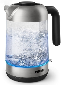 Эл,чайник Philips HD9339/80 (2200Вт, 1,7л, металл/стекло)