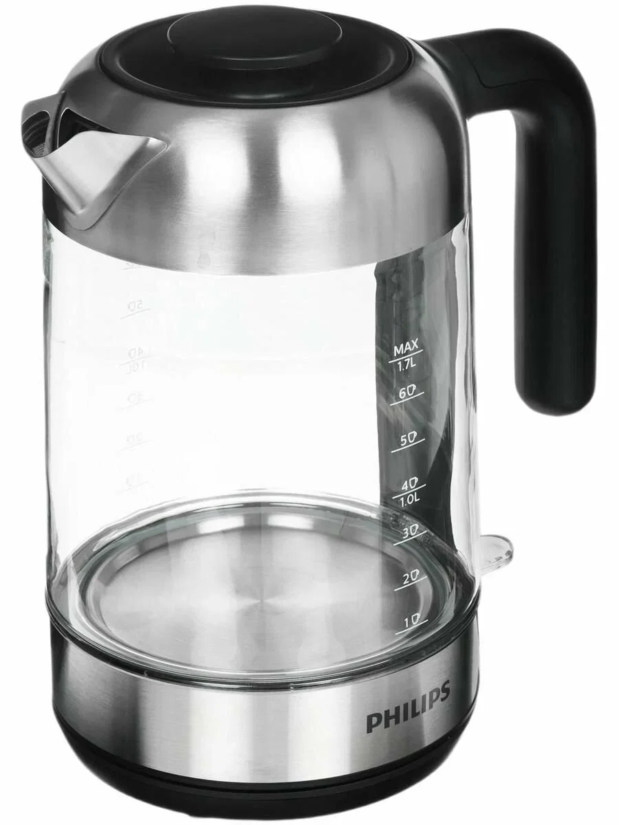 Эл,чайник Philips HD9339/80 (2200Вт, 1,7л, металл/стекло)