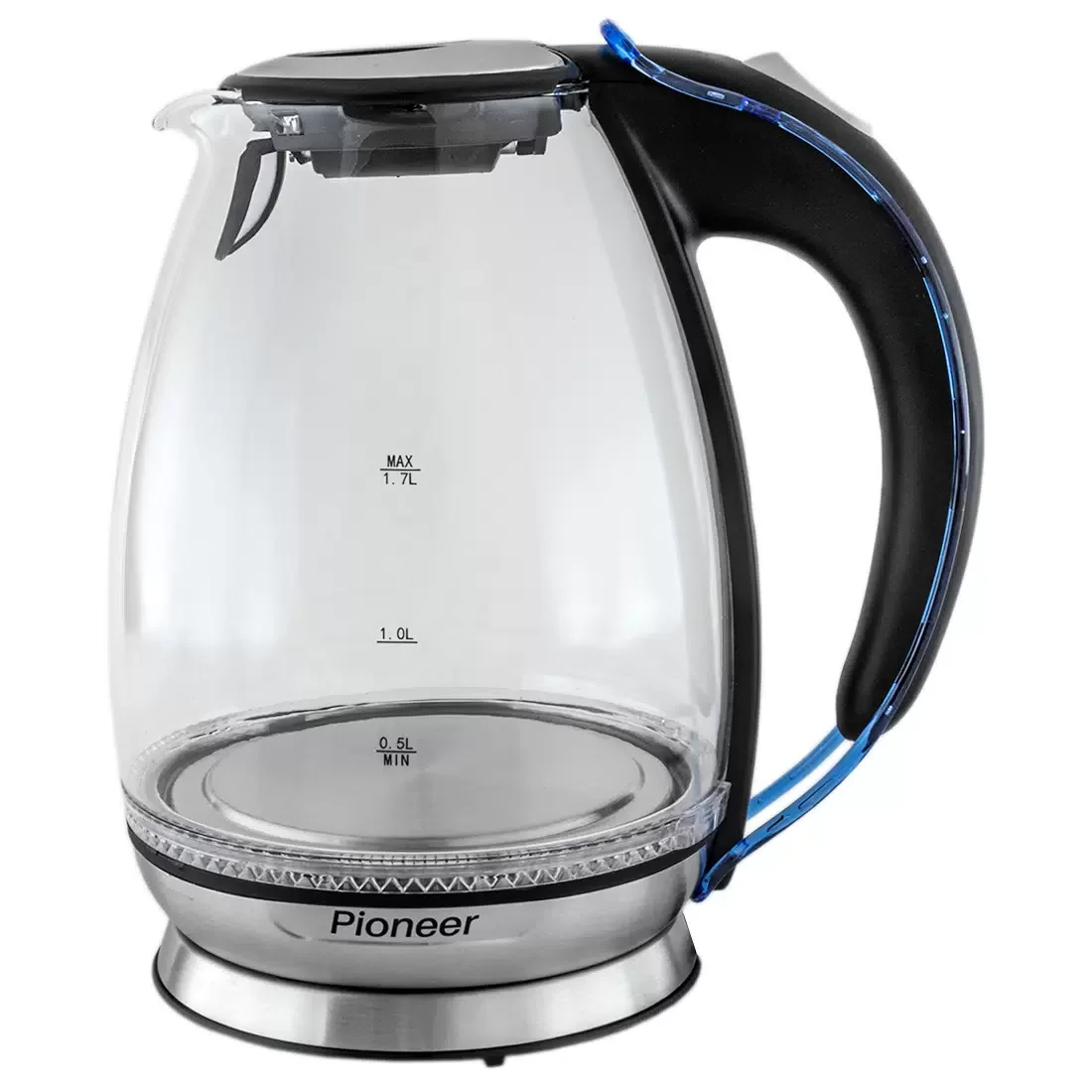 Эл,чайник Pioneer KE806G 2200Вт, 1,7л, стекло