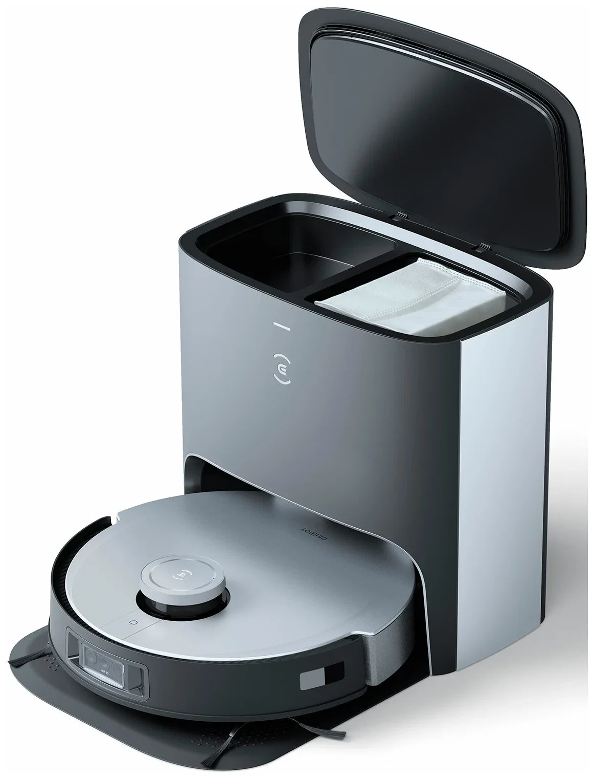 Робот-пылесос Ecovacs Floor Cleaning Robot DEEBOT X1 PLUS, черный (EU версия)
