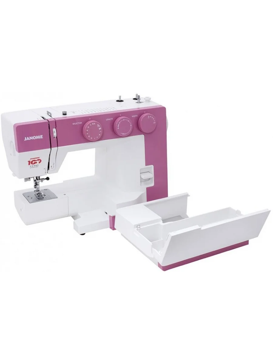 Швейная машина Janome 1522PG 25 операции, петля автомат, верт. челнок, нитевдеватель, мягкий чехол