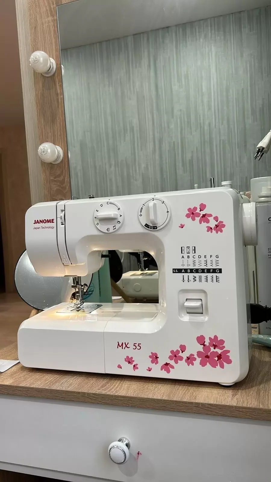 Швейная машина Janome MX 55 белый