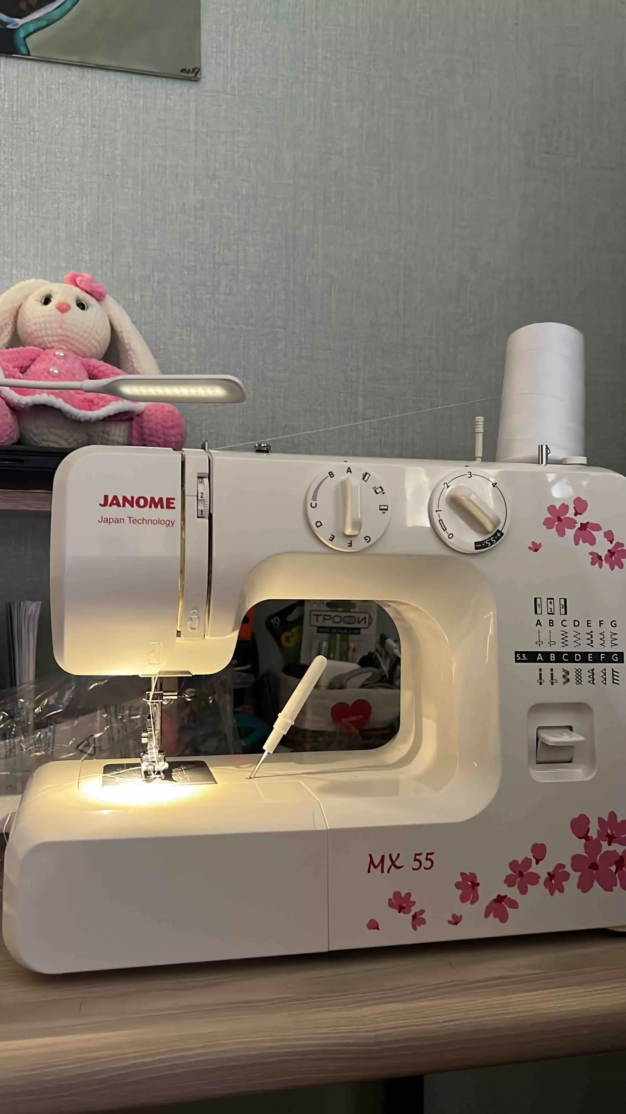 Швейная машина Janome MX 55 белый