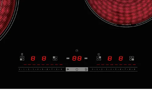 Электрическая варочная панель Korting HK 63910 B, конфорок: 4 шт., стеклокерамика, независимая, черный