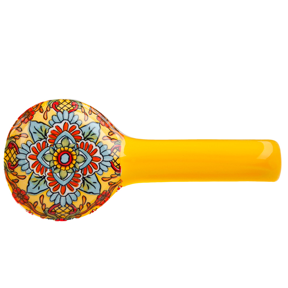 ENS Подставка под ложку "Arabesque" (желтый) 23*10*2см (подарочная упаковка)