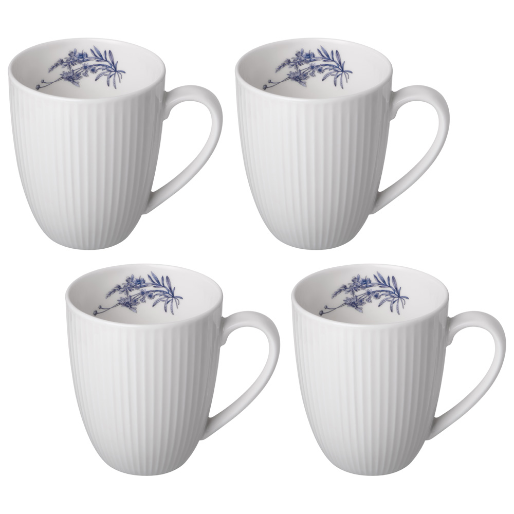 НАБОР КРУЖЕК LEFARD "ROYAL BLUE" 4 ШТ. 400 МЛ 12*9*10,5 СМ