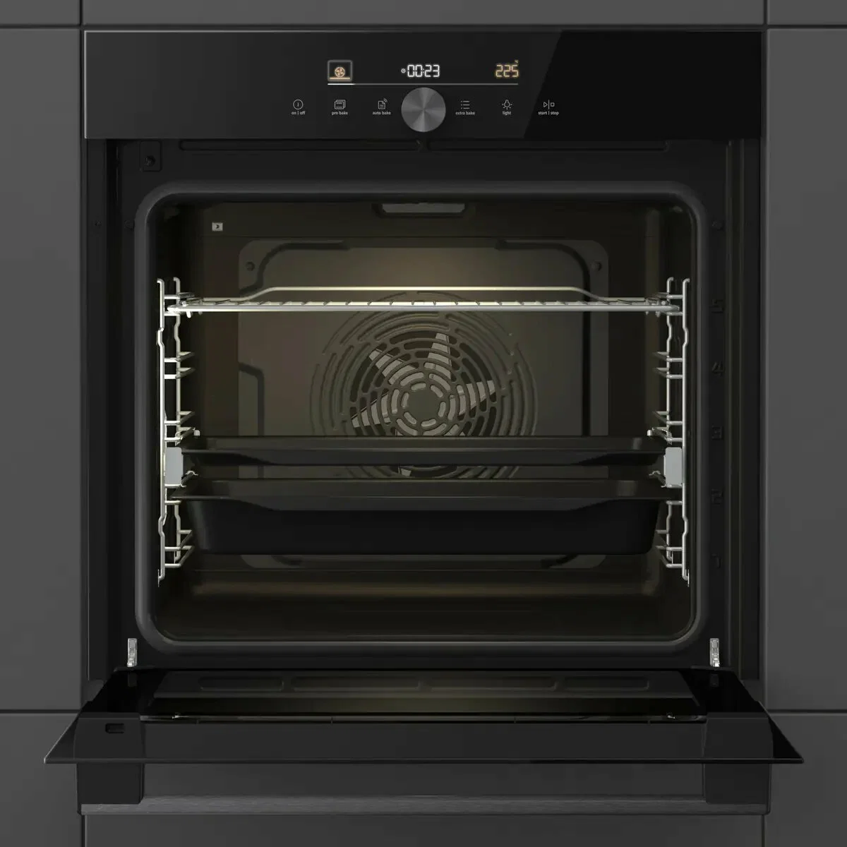 Духовой шкаф Электрический Gorenje BSA6747DGWI черный