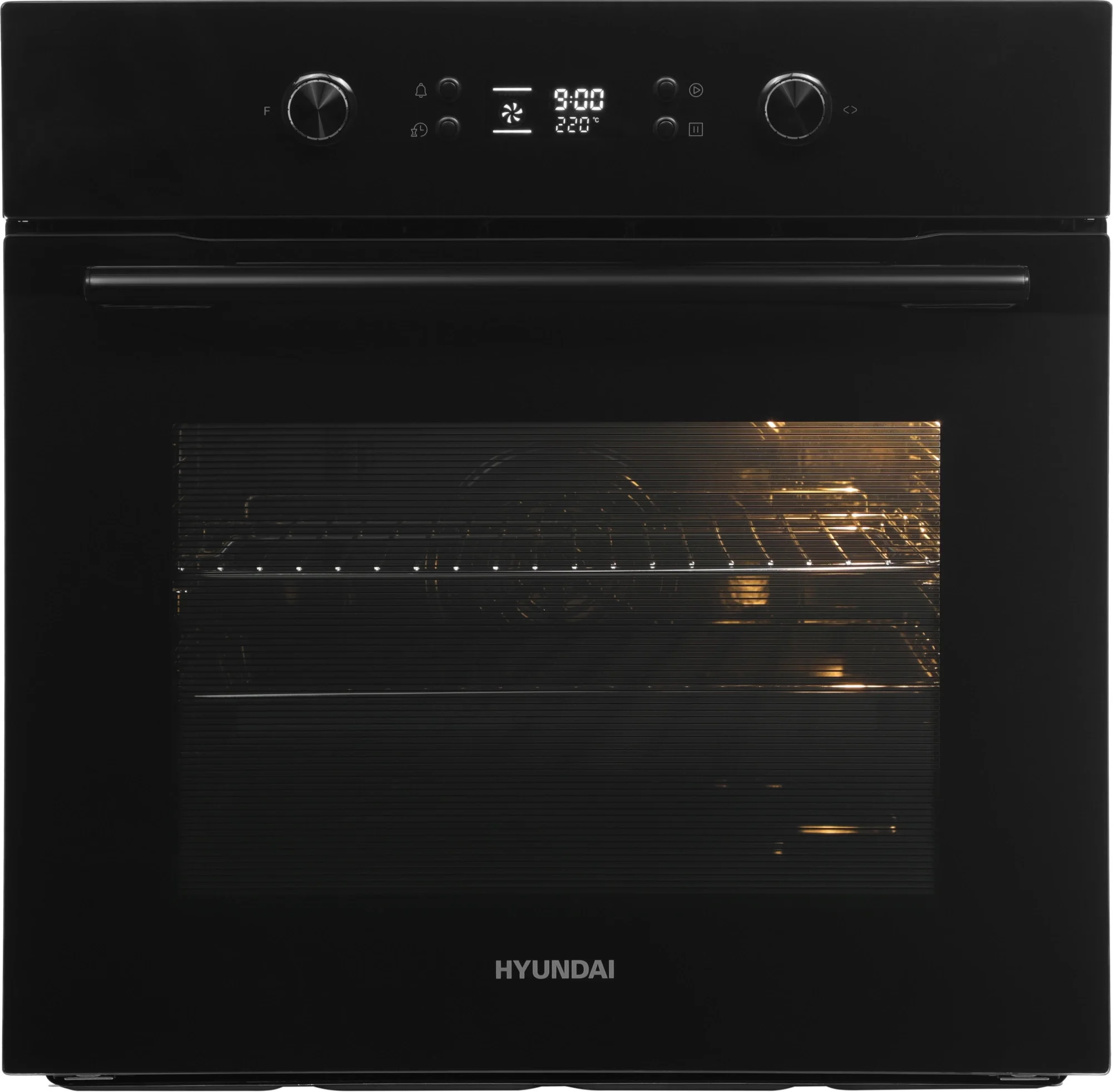 Духовой шкаф Электрический Hyundai HEO 66412 BG черный