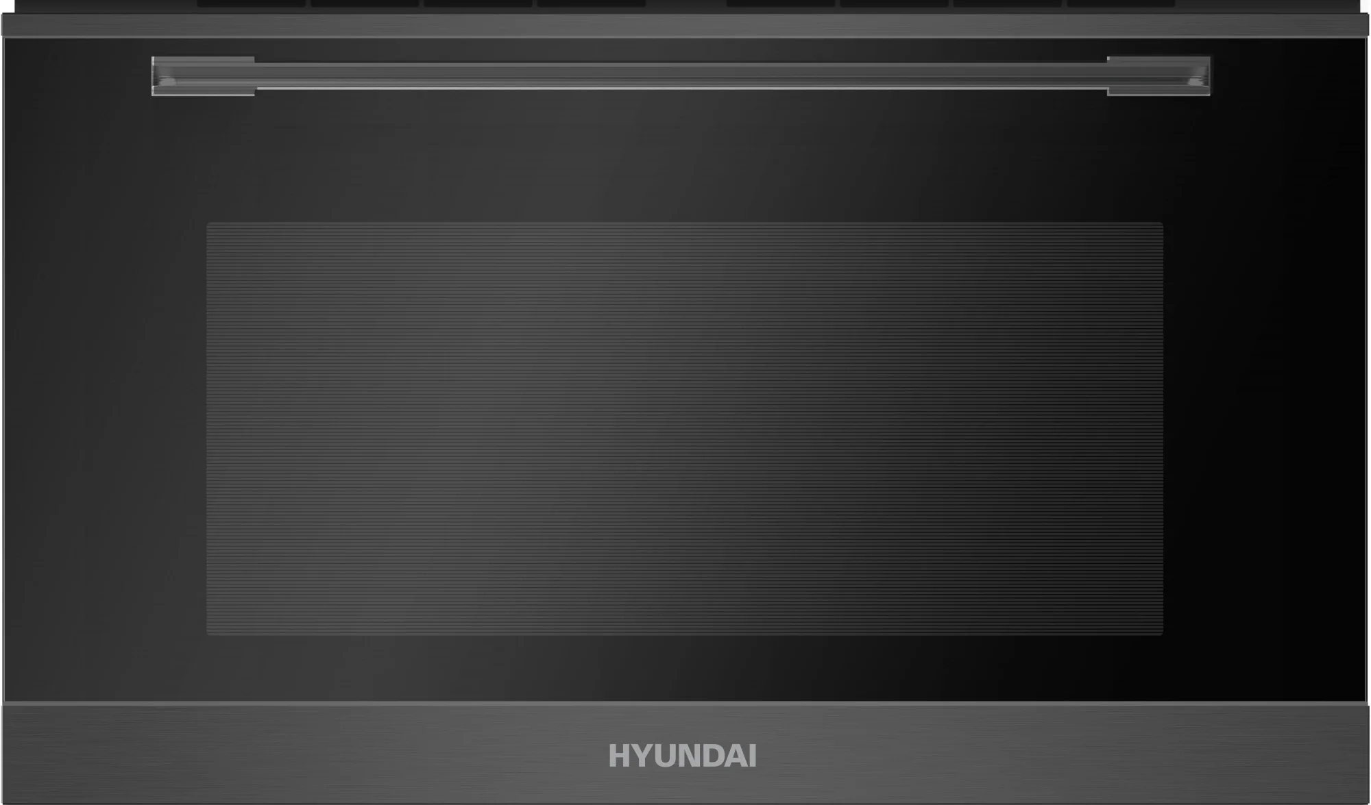 Духовой шкаф Электрический Hyundai HMEO 6580 DX черный/графитовый