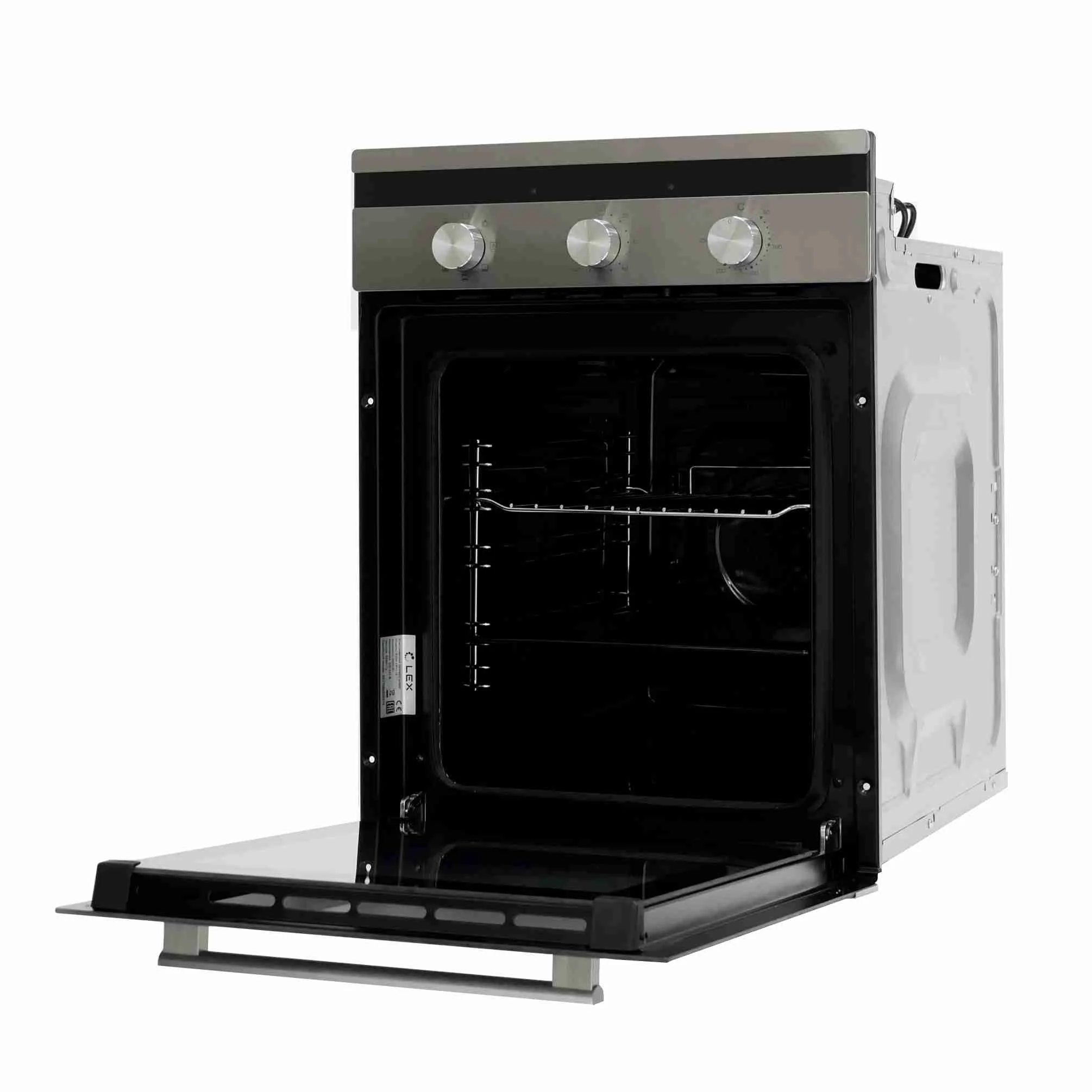 Духовой шкаф Электрический Lex EDM 4570 IX нержавеющая сталь/черный