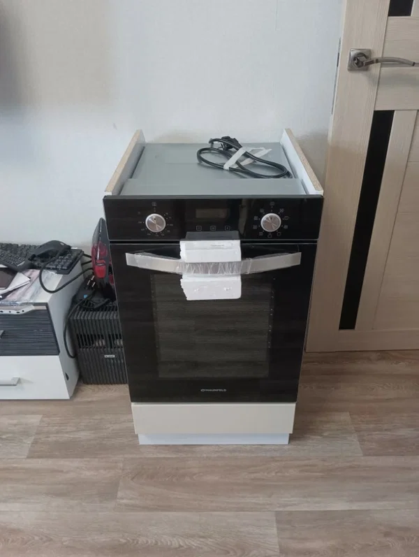 Духовой шкаф Электрический Maunfeld EOEM519B черный