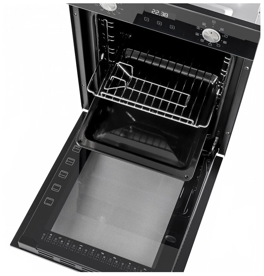 Духовой шкаф Электрический Maunfeld EOEM519B черный