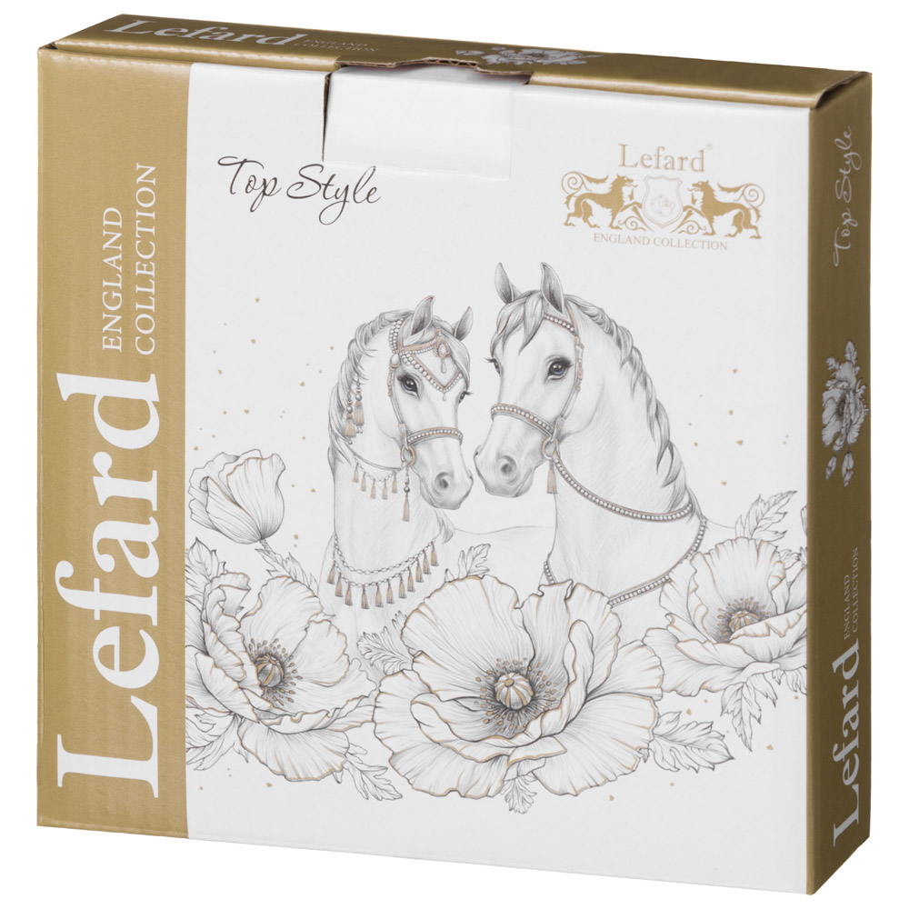 ТАРЕЛКА LEFARD "TOP STYLE" СЕРДЦЕ 21,5*2 СМ (КОР=48ШТ.)