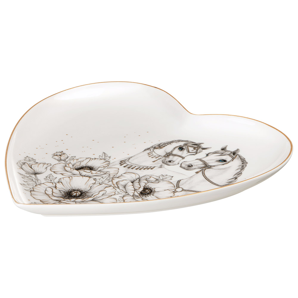 ТАРЕЛКА LEFARD "TOP STYLE" СЕРДЦЕ 21,5*2 СМ (КОР=48ШТ.)